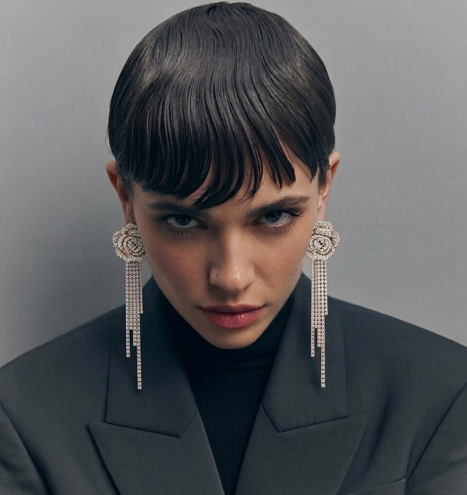 PERLA LONG EARRING